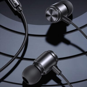 USAMS EP-44 - 3.5 mm stereo jack headphones Red - Image 2