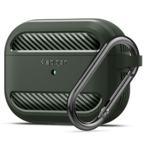 Spigen Rugged Armor - dėklas skirtas Apple AirPods Pro (Green) - Image 1