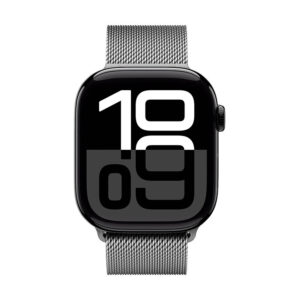 Crong Milano Steel – Stainless steel strap for Apple Watch 44/45/46/49 mm (silver) - Image 2