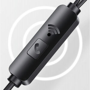 USAMS EP-44 - 3.5 mm stereo jack headphones Red - Image 3