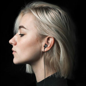 USAMS EP-44 - 3.5 mm stereo jack headphones Red - Image 4