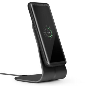 XVIDA Fast Charging Desk Stand - Inductive įkroviklis for Samsung Quick Charge 2.0 juodos spalvos - Image 2