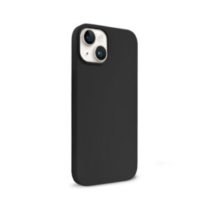 Crong Color Cover Liquid Silicone dėklas skirtas Apple iPhone 14 / 13 Black - Image 5