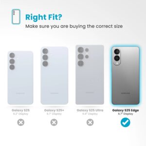 Speck Presidio2 Grip Magnet - dėklas Samsung Galaxy S25 Edge MagSafe Black/Slate Grey/White - Image 6