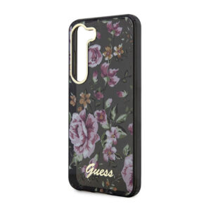 Guess Flower Collection - dėklas skirtas Samsung Galaxy S23+ Black - Image 6