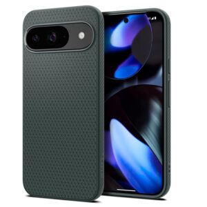 Spigen Liquid Air - dėklas skirtas Google Pixel 9 / 9 Pro Abyss Green
