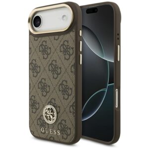Guess 4G Strass Logo MagSafe - dėklas skirtas Apple iPhone Air Brown - Image 1