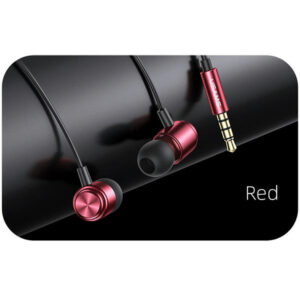 USAMS EP-44 - 3.5 mm stereo jack headphones Red - Image 6