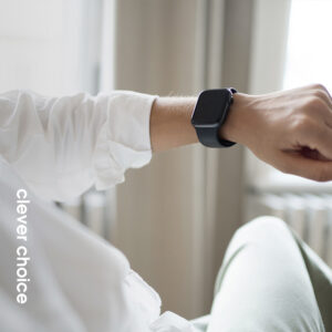 Crong Liquid – apyrankė skirta Apple Watch 38/40/41/42 mm (coral) - Image 3