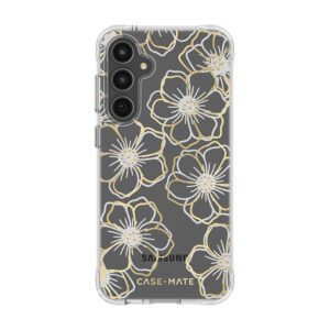 Case-Mate Floral Gems - dėklas skirtas Samsung Galaxy S23 FE 5G Gold - Image 1
