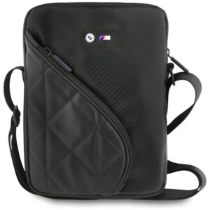BMW Carbon Pockets & Metal Logo - 10" Tablet Bag (Black)