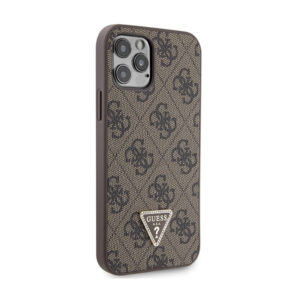 Guess Crossbody 4G Metal Logo - Apple iPhone 12 / Apple iPhone 12 Pro Case brown - Image 4