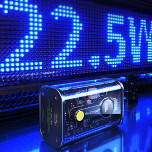 WEKOME WP-333 Vanguard Series - Power bank 10000 mAh Super Charging PD 20W + QC 22.5W juodos spalvos / Transparent - Image 6