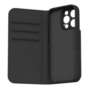 Moshi Overture MagSafe - 3-in-1 Leather Flip dėklas skirtas Apple iPhone 16 Pro Max Charcoal Black - Image 3