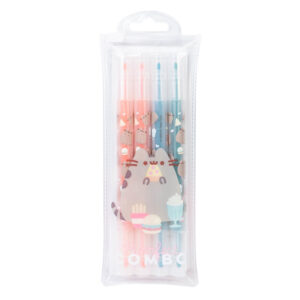 Pusheen - Foodie collection, double sided markers / pens, set of 4 pcs. - Image 1