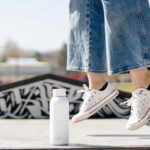 Quokka Solid - Stainless Steel Thermal Bottle 510 ml (White) - Image 5