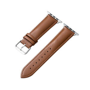 Crong Noble Band – Leather strap for Apple Watch 38/40/41/42 mm (Mokka) - Image 4
