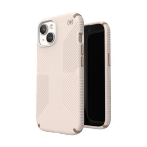 Speck Presidio2 Grip - dėklas skirtas Apple iPhone 16e / Apple iPhone 15 / Apple iPhone 14 / Apple iPhone 13 Bleached Bone / Heirloom Gold / Hazel Brown - Image 1