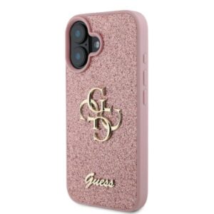 Guess Fixed Glitter Big 4G - dėklas skirtas Apple iPhone 16 Plus pink - Image 2