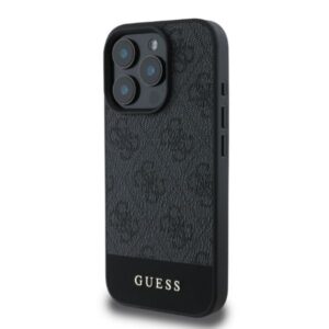 Guess 4G Bottom Stripe - dėklas skirtas Apple iPhone 16 Pro Max gray - Image 3