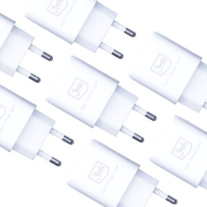 3mk Hyper Charger - USB-A QC 3.0 + USB-C PD 20W mains charger (White) - Image 6