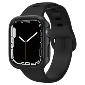 Spigen Thin Fit – Case for Apple Watch 8 / 7 41 mm (Black) - Image 2