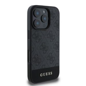 Guess 4G Bottom Stripe - dėklas skirtas Apple iPhone 16 Pro Max gray - Image 2