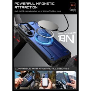 SupCase Unicorn Beetle Pro MAG MagSafe 2-set Samsung Galaxy S26 Ultra dėklas Cobalt - Image 4
