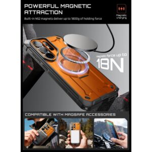 SupCase Unicorn Beetle Pro MAG MagSafe 2-set Samsung Galaxy S26 Ultra dėklas Coral - Image 4