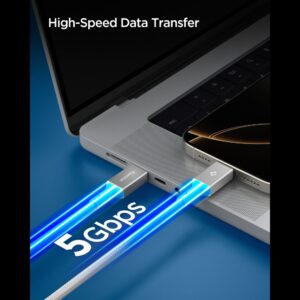 Spigen EB10015CC Essential Type-C kabelis 100W 150cm baltos spalvos - Image 5