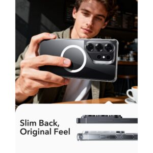 ESR Classic Hybrid MagSafe Samsung Galaxy S26 Ultra skaidrus - Image 4