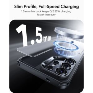 ESR Classic Hybrid MagSafe Samsung Galaxy S26 Ultra Frosted juodos spalvos - Image 4