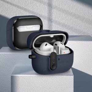 Tech-Protect Slim Hook dėklas ausinėms Samsung Galaxy Buds 3 / 3 FE / 3 Pro mėlynos spalvos - Image 4
