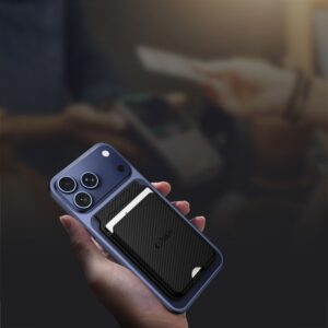 Tech-Protect MagWallet stovas MagSafe universal magnetic card holder carbon - Image 4