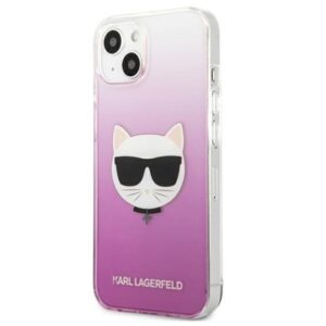 Karl Lagerfeld Choupette Head - dėklas skirtas Apple iPhone 13 Mini Pink - Image 2