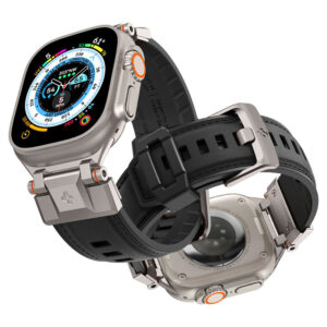 Spigen DuraPro Armor PU - Strap for Apple Watch 42/44/45/49 mm (Black) - Image 3