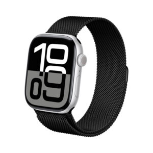 Crong Milano Steel – Stainless steel apyrankė skirta Apple Watch 38/40/41/42 mm black - Image 6