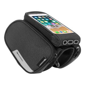 Wozinsky frame bike bag + detachable phone cover up to 6.5 "1.5l black (WBB7BK) - Image 3