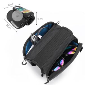 Wozinsky frame bike bag + detachable phone cover up to 6.5 "1.5l black (WBB7BK) - Image 5