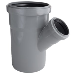 Vidaus kanalizacijos trišakis HTplus, Ø 50/ 110 mm, 45°