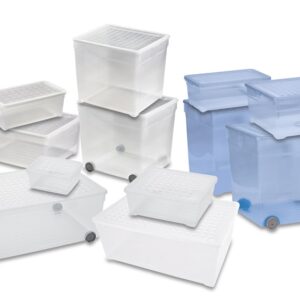 Daiktadėžė CURVER, 18,5 l, skaidri, 40×34×16 cm - Image 3