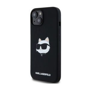 Karl Lagerfeld Silicone Choupette Head MagSafe - Apple iPhone 15 / 14 / 13 Case black - Image 2