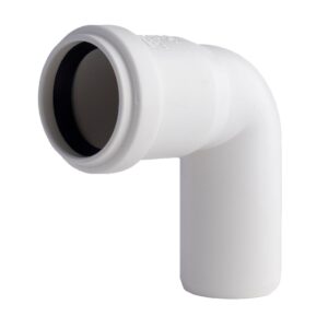 Vidaus kanalizacijos alkūnė HTplus, Ø 32 mm, 88.5°, balta