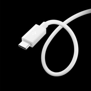 Spigen EB6020AC Essential - USB-A to USB-C Cable PD 60W 2m White - Image 4