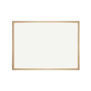 Balta magnetinė lenta, su mediniu rėmu