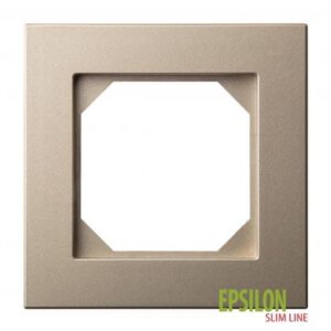 Vienvietis rėmelis LIREGUS EPSILON, šampano spalvos - Image 1