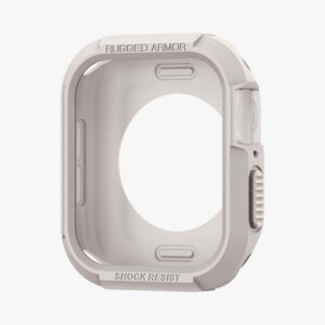 Spigen Rugged Armor - Case for Apple Watch 4/5/6/7/8/9/SE 44/45 mm (Dune Beige) - Image 5