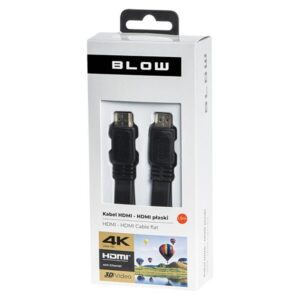 Laidas BLOW HDMI M, HDMI M, 1.5m, juodas 92-606# - Image 3
