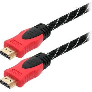 Laidas BLOW HDMI M, HDMI M, 3m, juodas/raudonas 92-056#