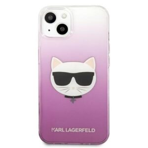 Karl Lagerfeld Choupette Head - dėklas skirtas Apple iPhone 13 Mini Pink - Image 3